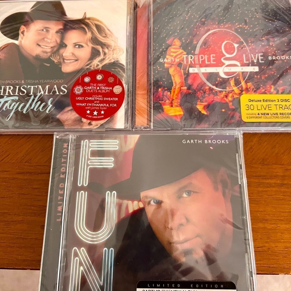 Garth Brooks triple cds